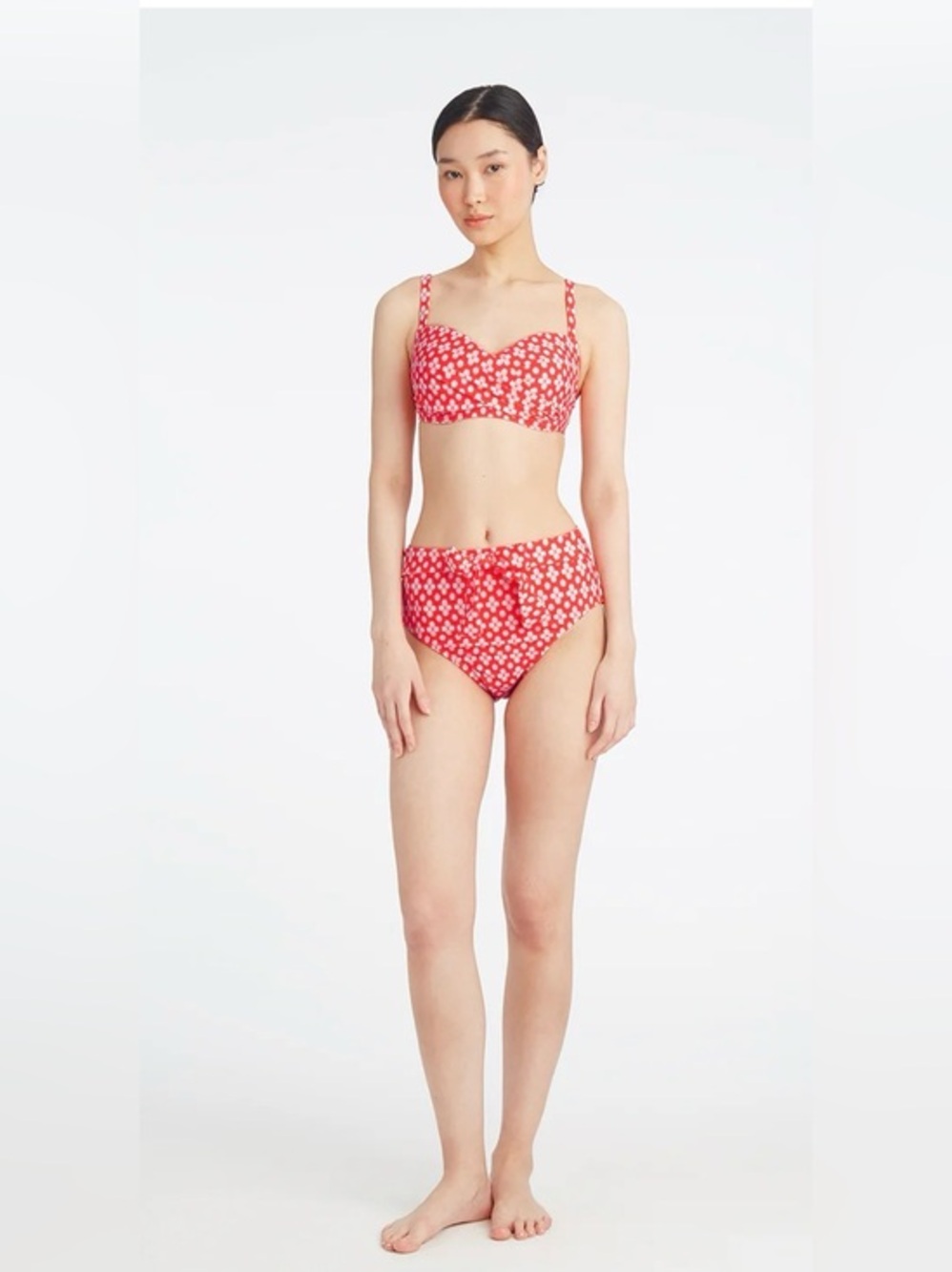 NEW…Draper James Geo Print High-Waist Bikini Set